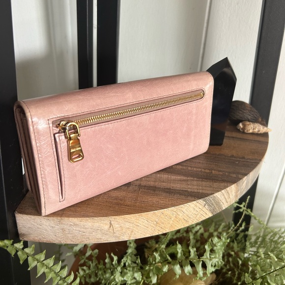 Miu Miu Long Wallet Calf Pink - Picture 2 of 8